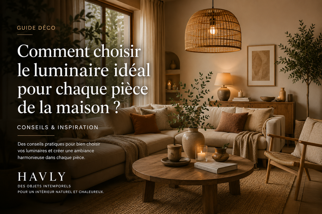 Comment choisir le luminaire idéal pour chaque pièce de la maison ?
