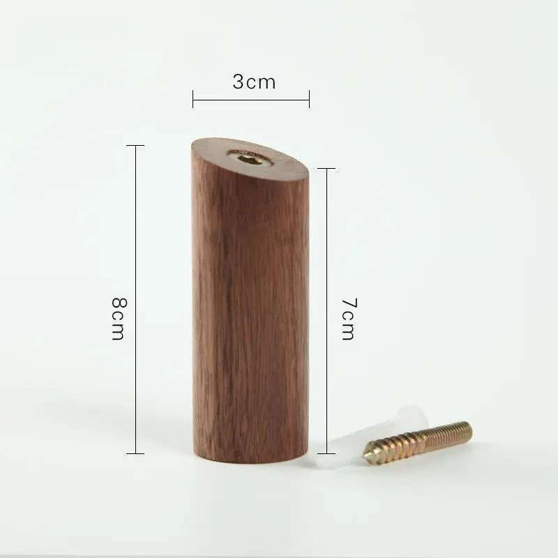 Cintre mural — Porte-manteau en bois naturel