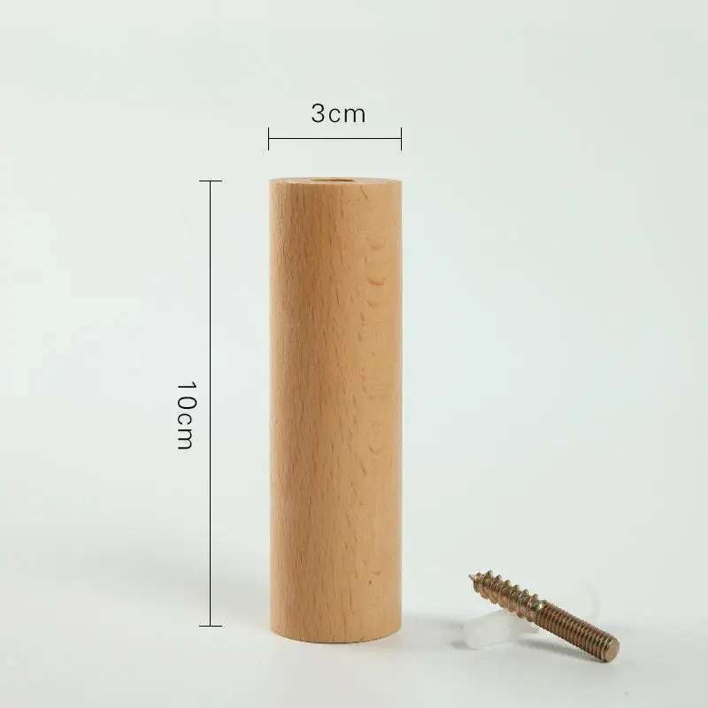 Cintre mural — Porte-manteau en bois naturel