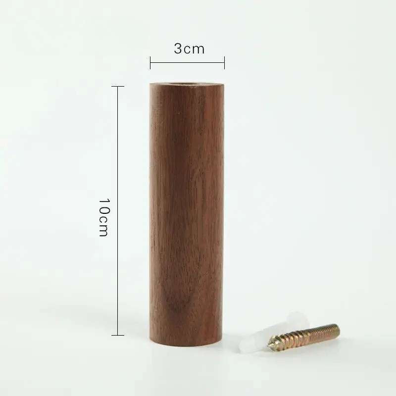 Cintre mural — Porte-manteau en bois naturel
