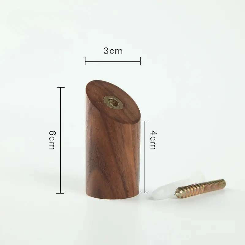 Cintre mural — Porte-manteau en bois naturel