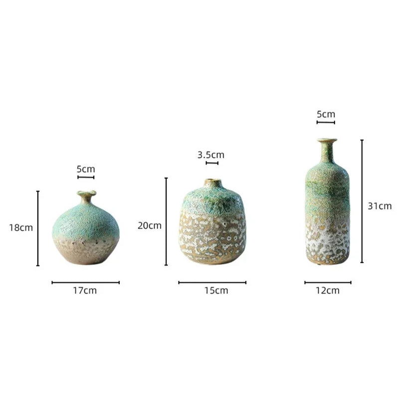 Vase en grès céramique fait main — Collection Wabi-Sabi