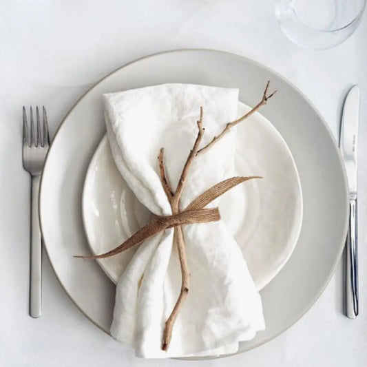 Serviettes de table en lin