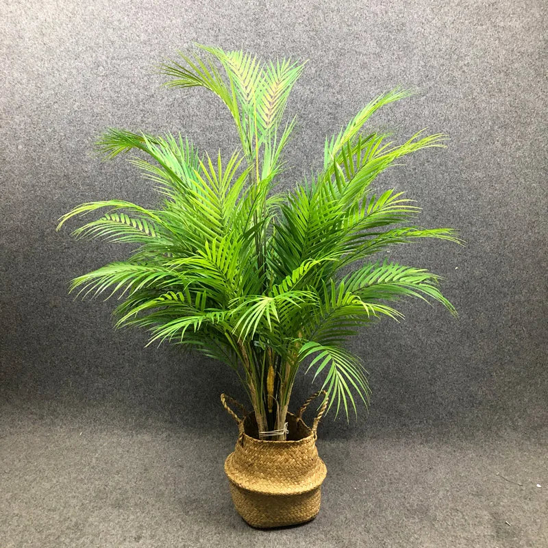 Palmier Monstera tropical artificiel dans un salon