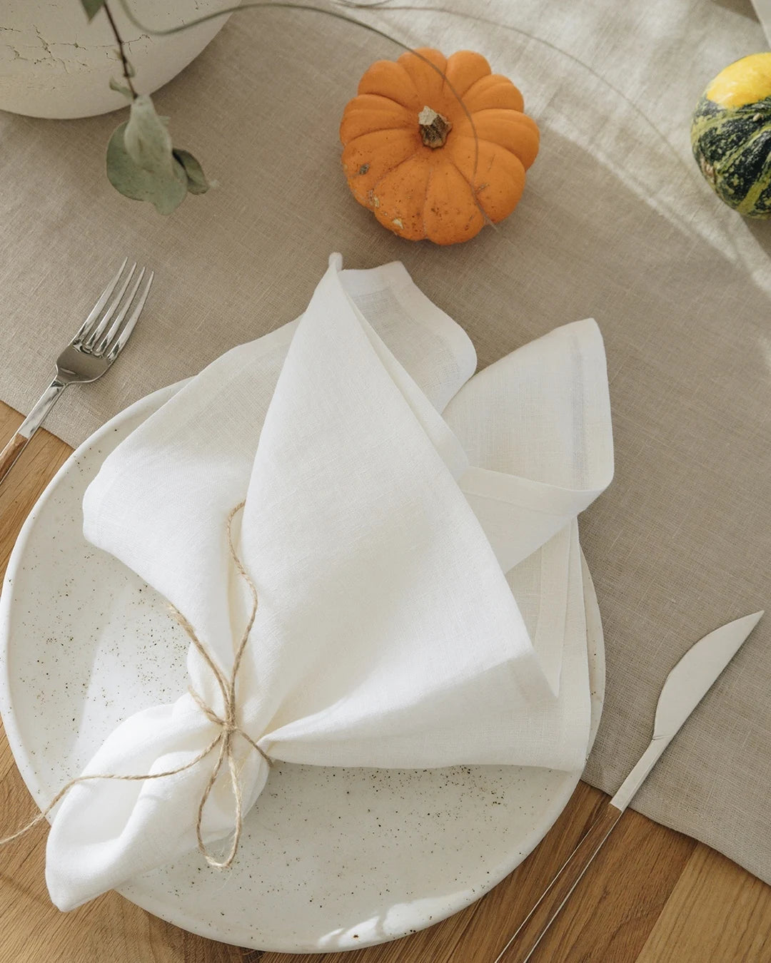 Serviettes de table en lin
