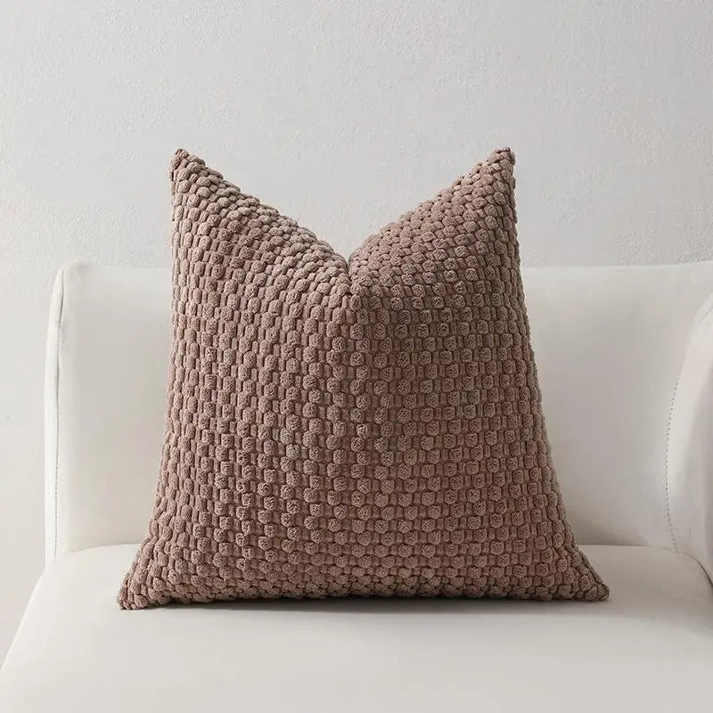Housse coussin velours double face, vue de face
