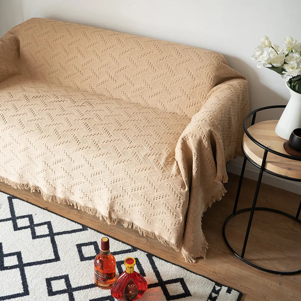 Plaid tricoté — Collection Confort Nordique