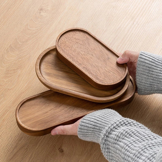 Plateau de service en bois à forme organique – HAVLY