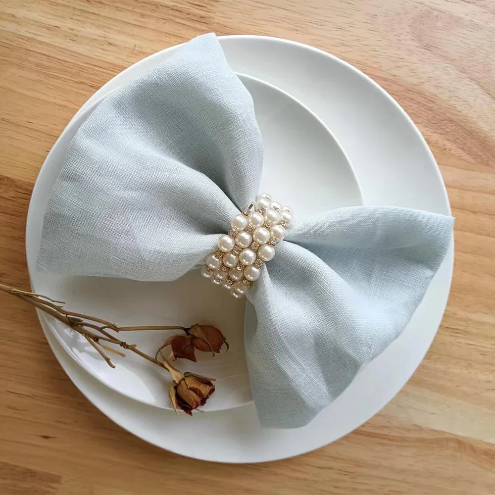 Serviettes de table en lin
