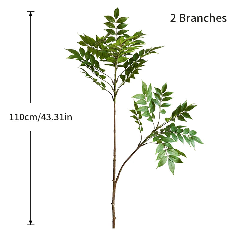 Ficus Banyan artificiel, schéma des dimensions