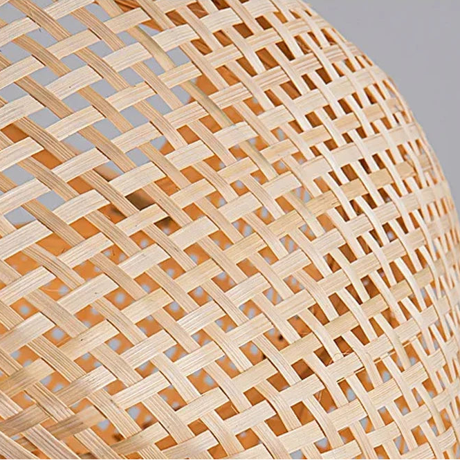 Suspension bambou Japandi coloris naturel