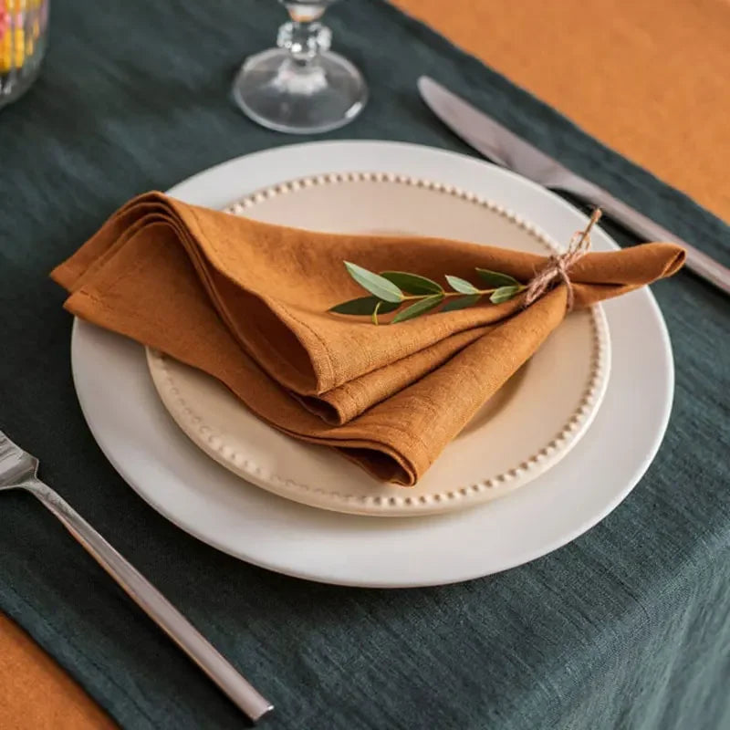 Serviettes de table en lin