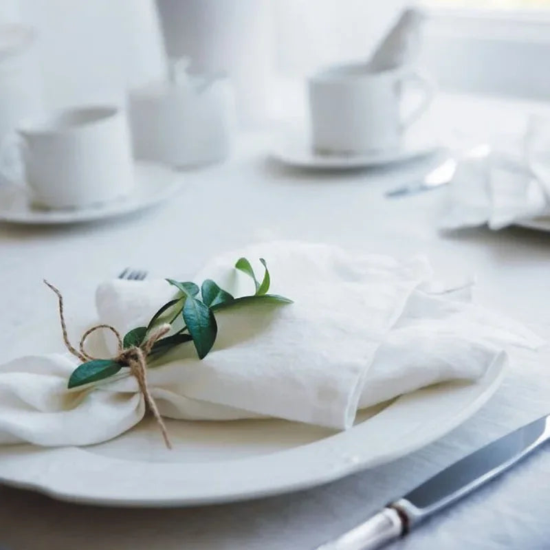 Serviettes de table en lin