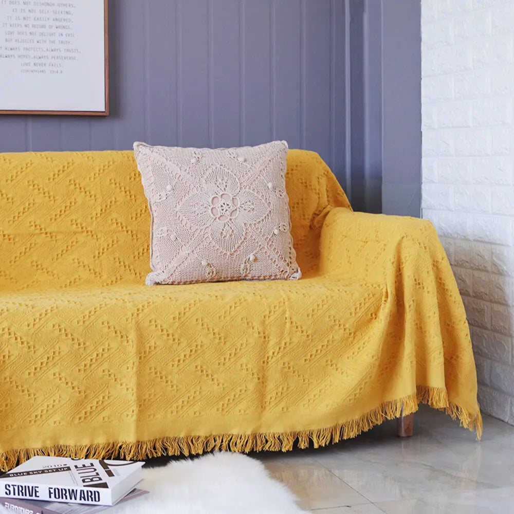 Plaid tricoté — Collection Confort Nordique
