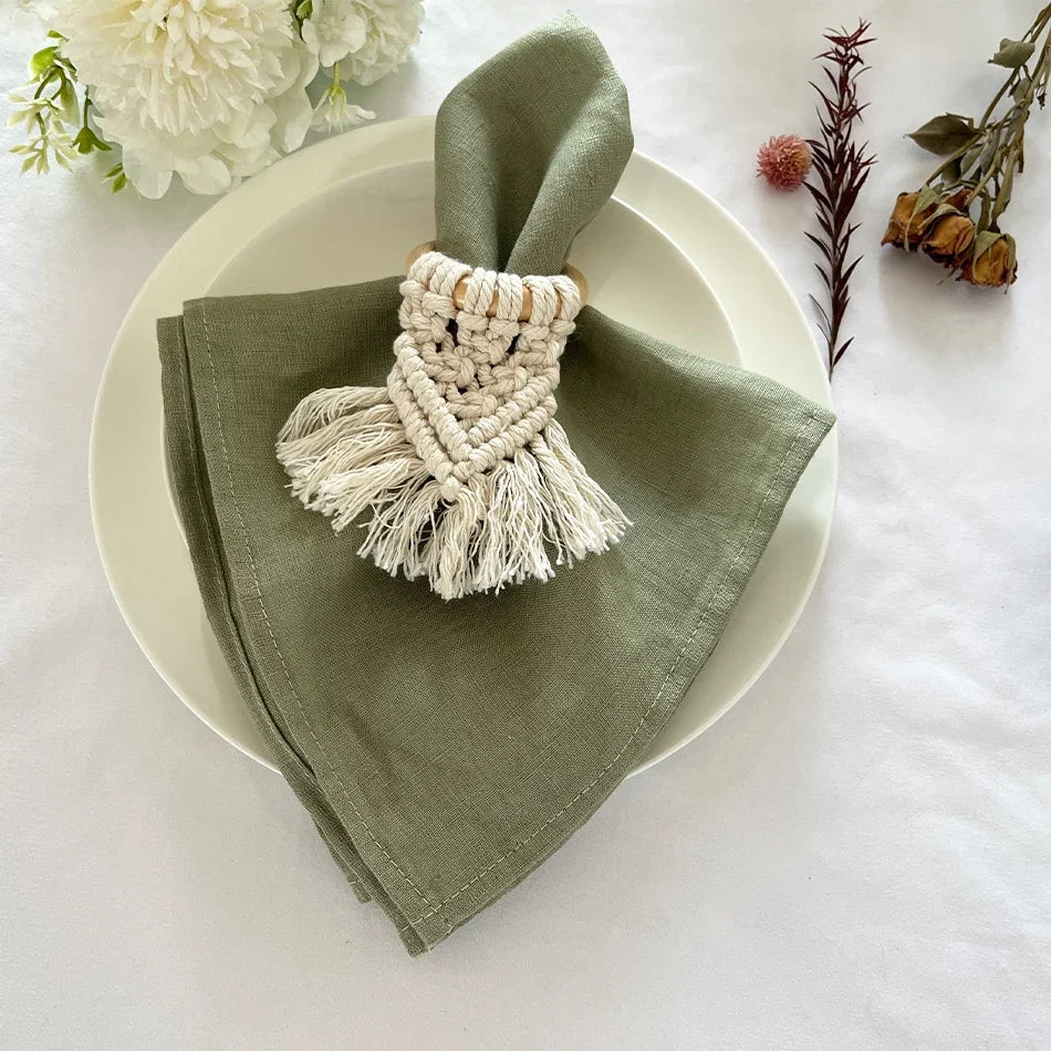 Serviettes de table en lin