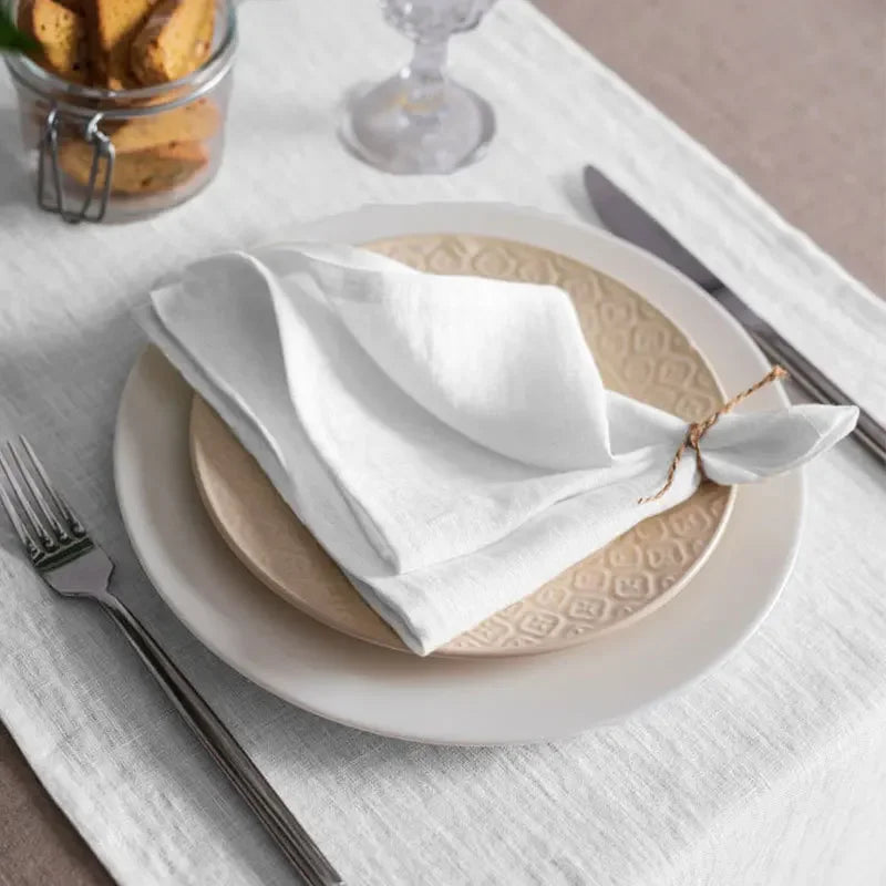 Serviettes de table en lin