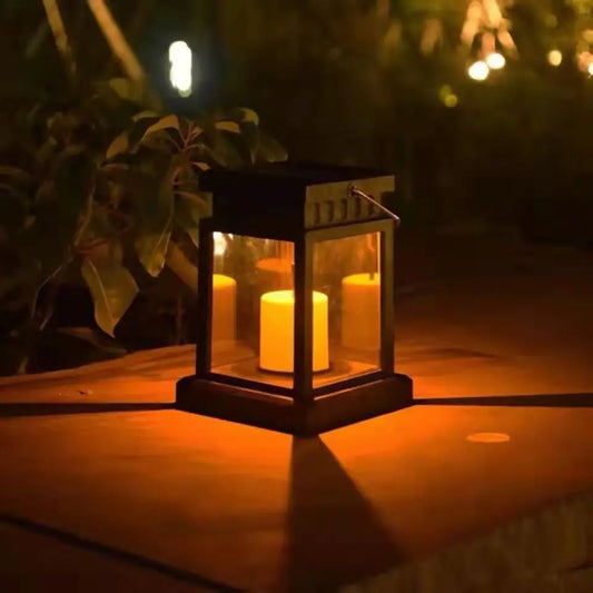 Lanterne solaire suspendue effet bougie pour jardin – HAVLY