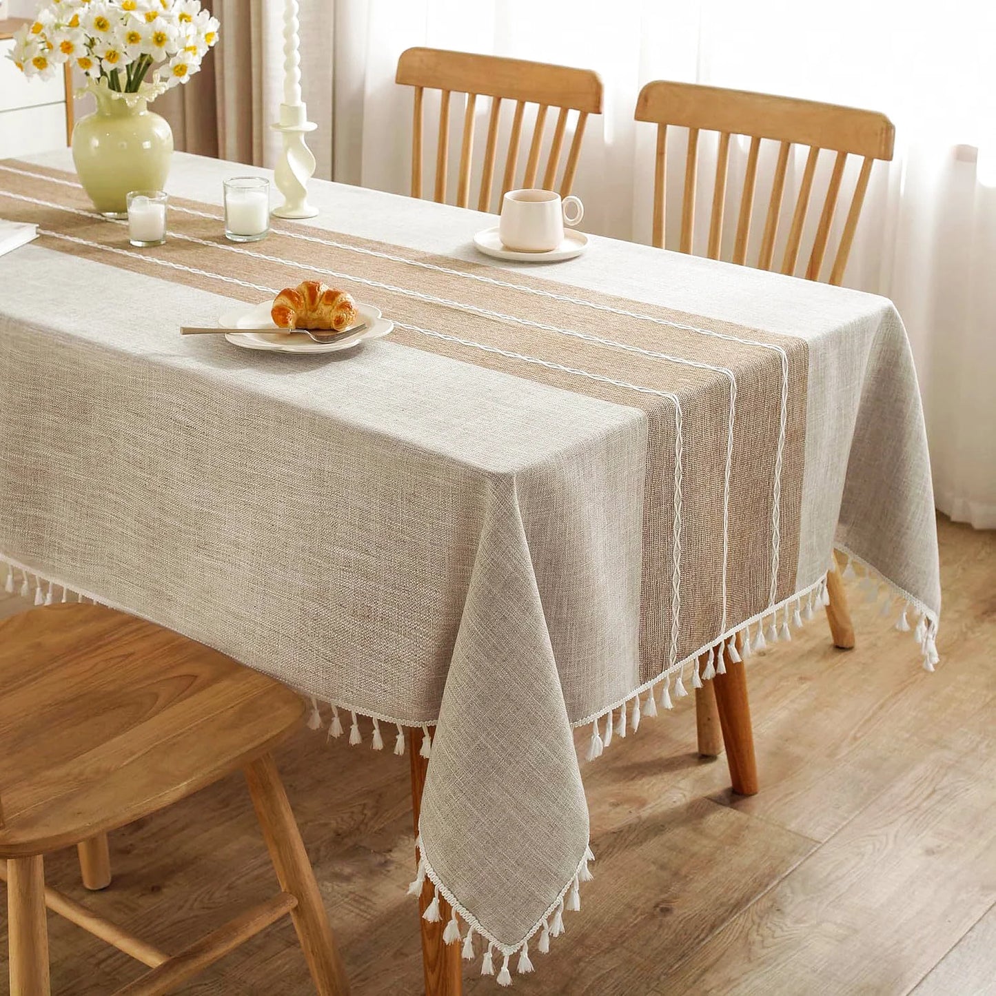 Nappe en lin et coton naturel, Collection Battilo – HAVLY