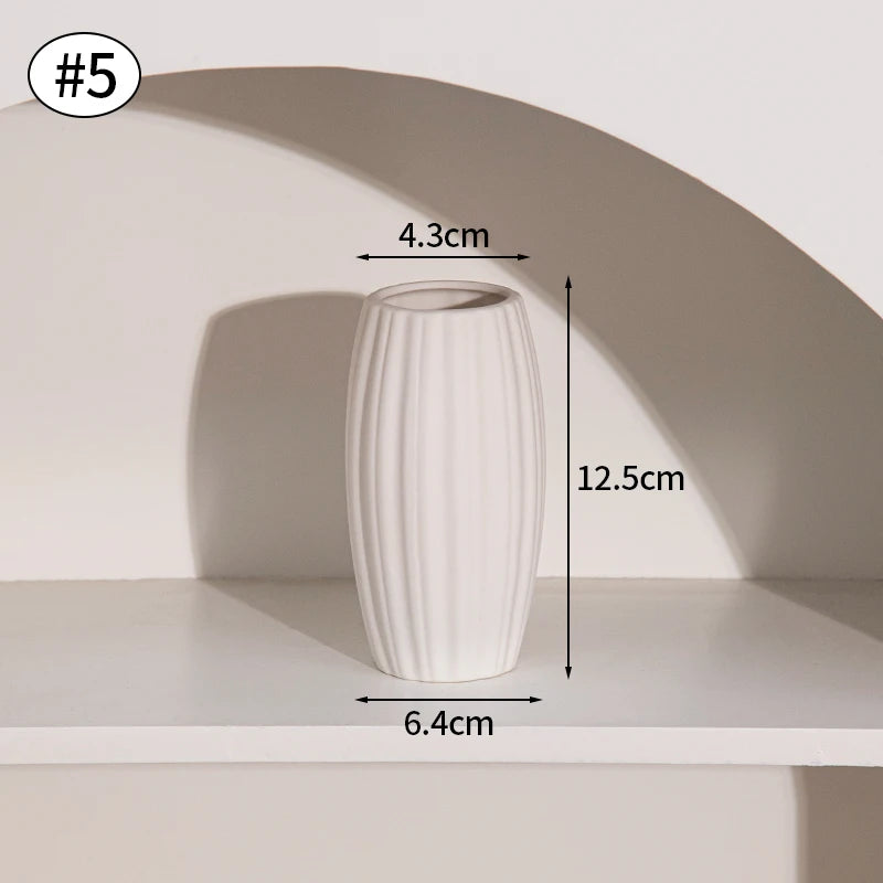 Vase céramique rétro coloris kaki