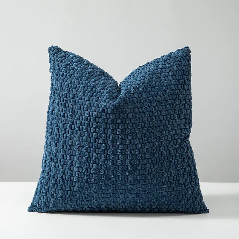 Housse de coussin en velours double face — Collection Douceur