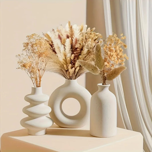 Trio de vases en céramique aux formes organiques – HAVLY