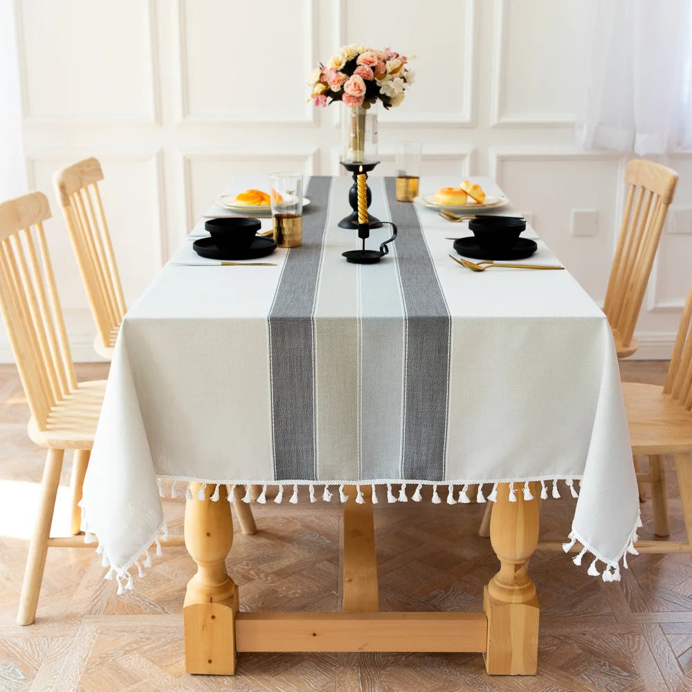 Nappe Battilo en situation table déjèuner naturel