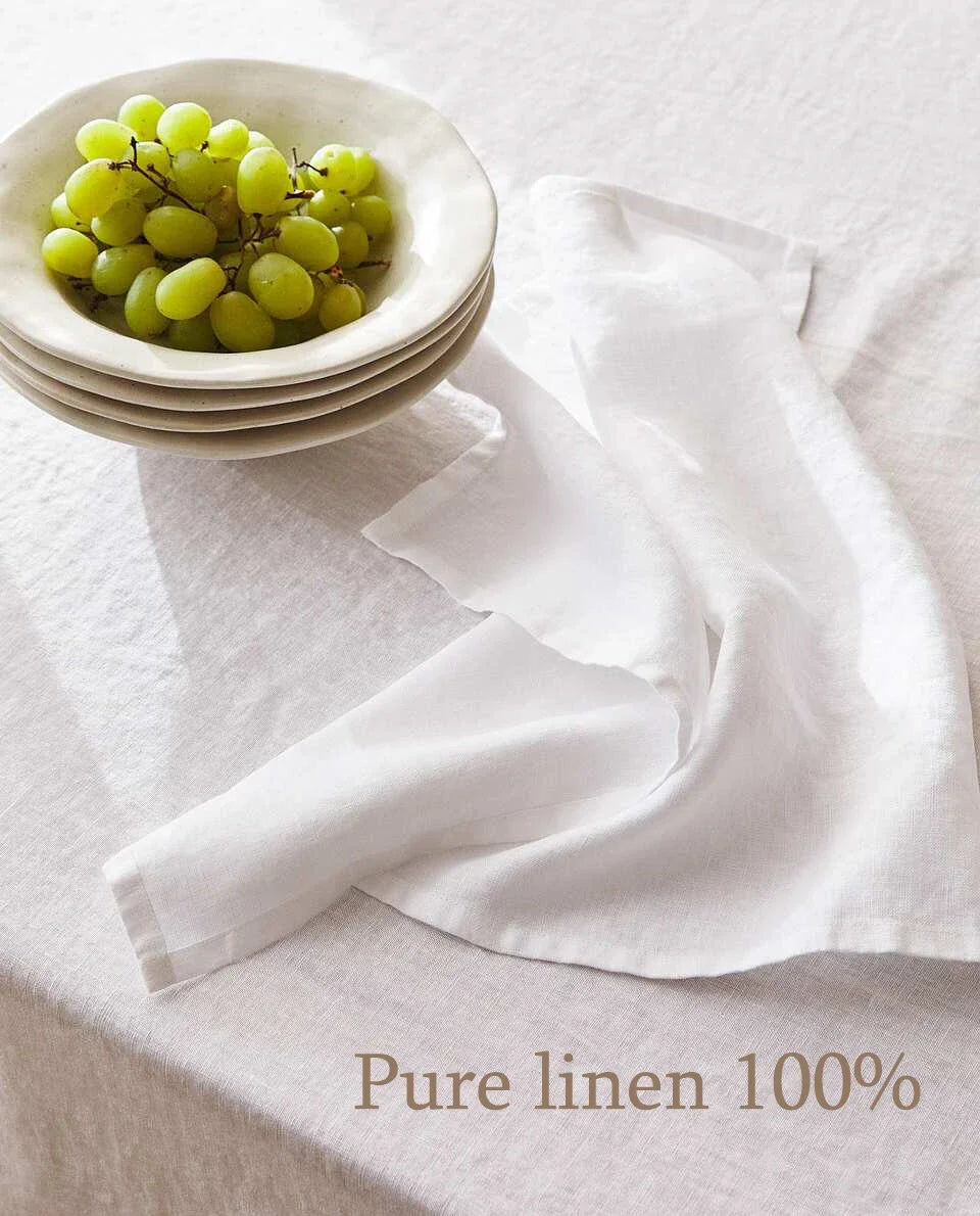 Serviettes de table en lin
