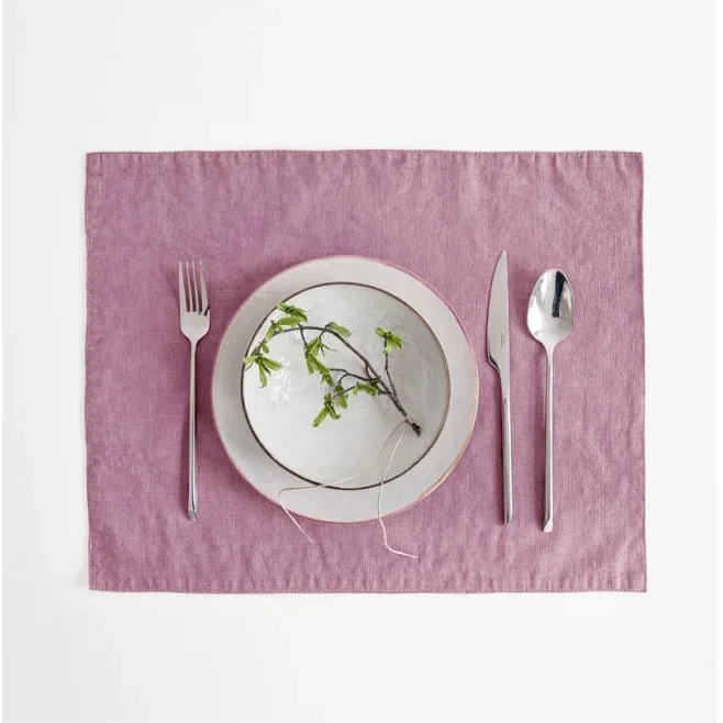 Serviettes de table en lin