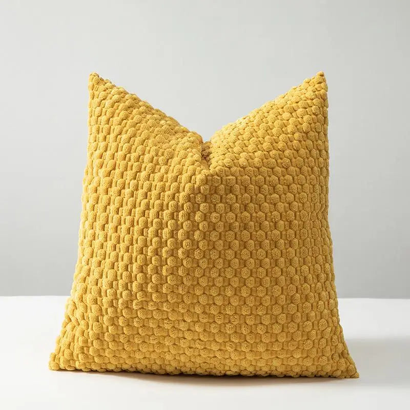 Housse de coussin en velours double face — Collection Douceur