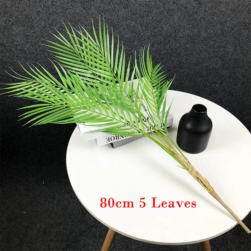 Palmier Monstera tropical artificiel, schéma des dimensions