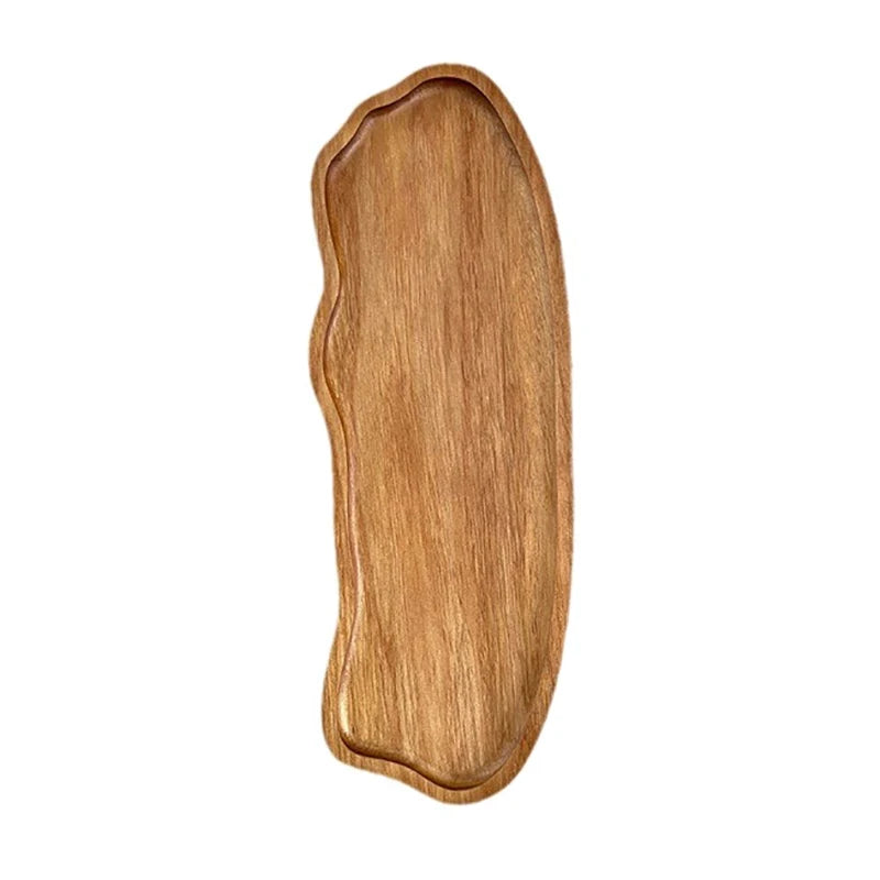 Plateau service bois coloris noyer