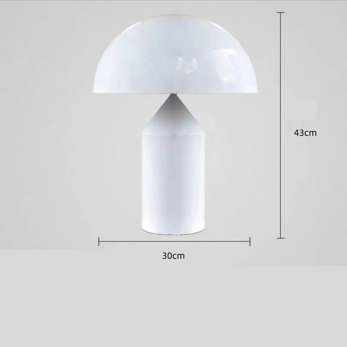 Plusieurs lampes champignon de tailles différentes