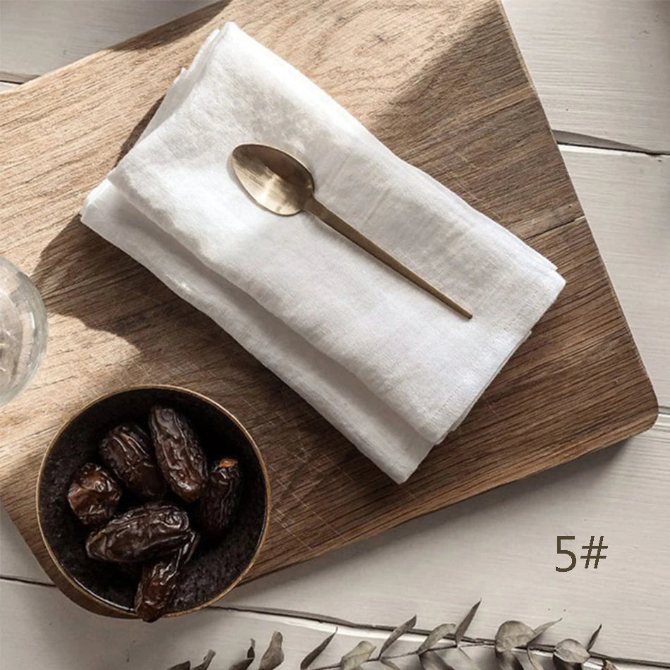Serviettes de table en lin