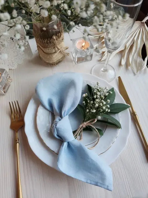 Serviettes de table en lin