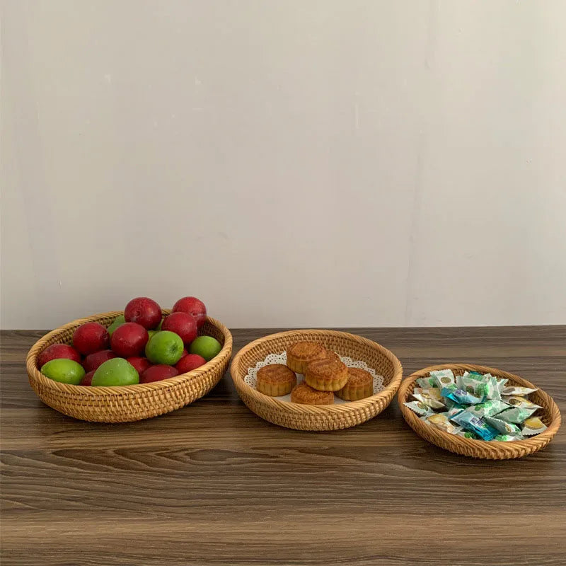 Panier rotin HEMU, vue de dessus