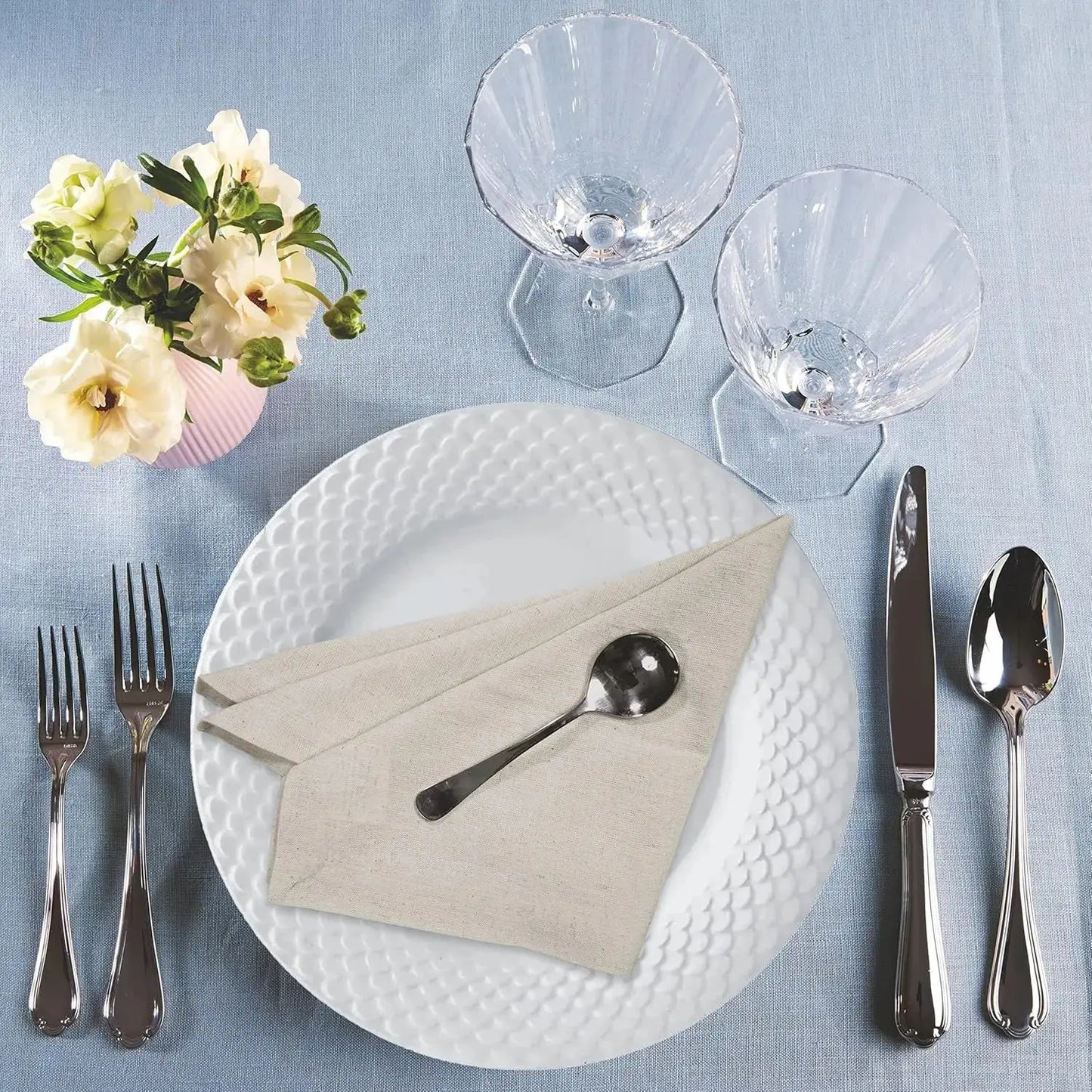 Serviettes de table en lin