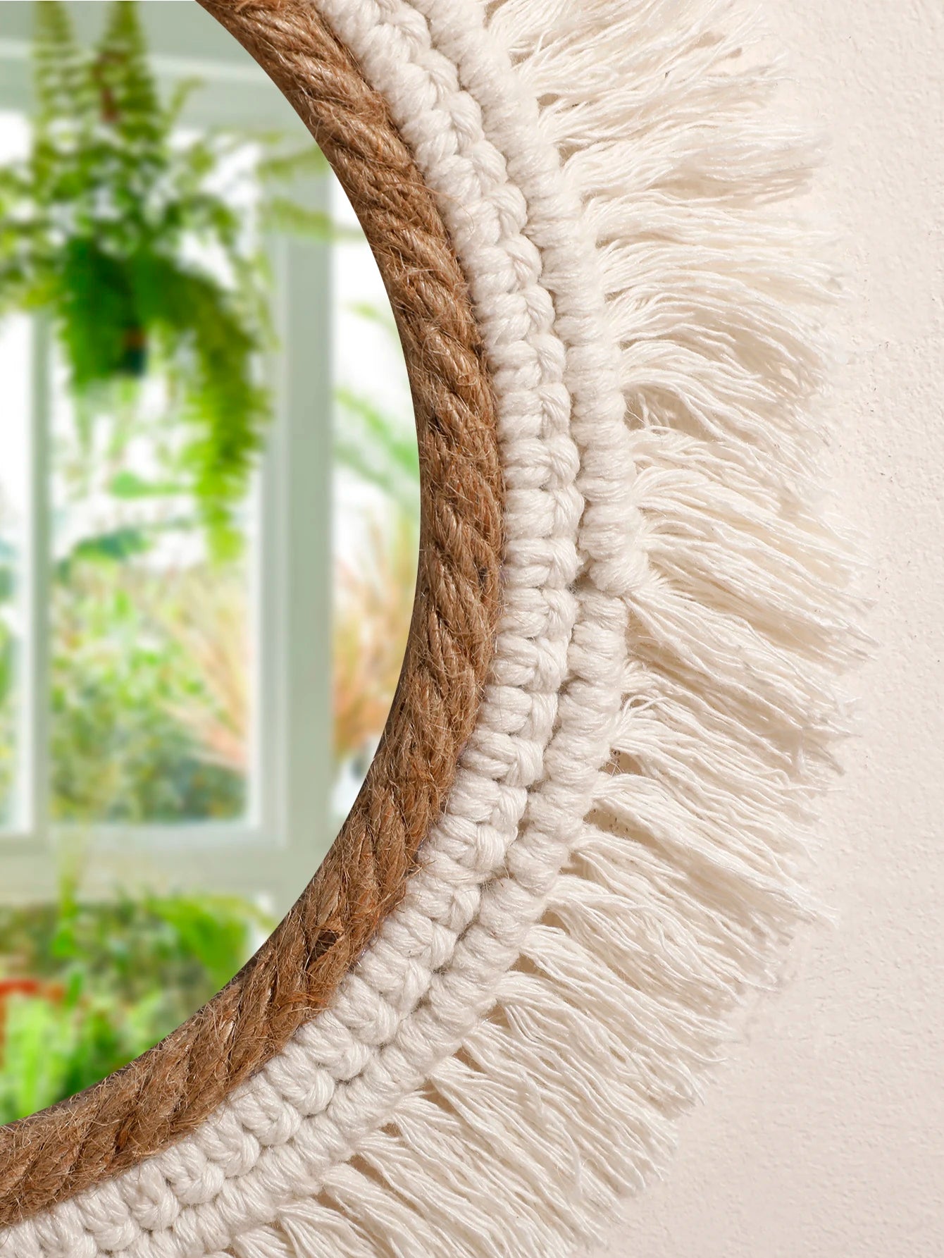 Set miroirs macramé petit modèle