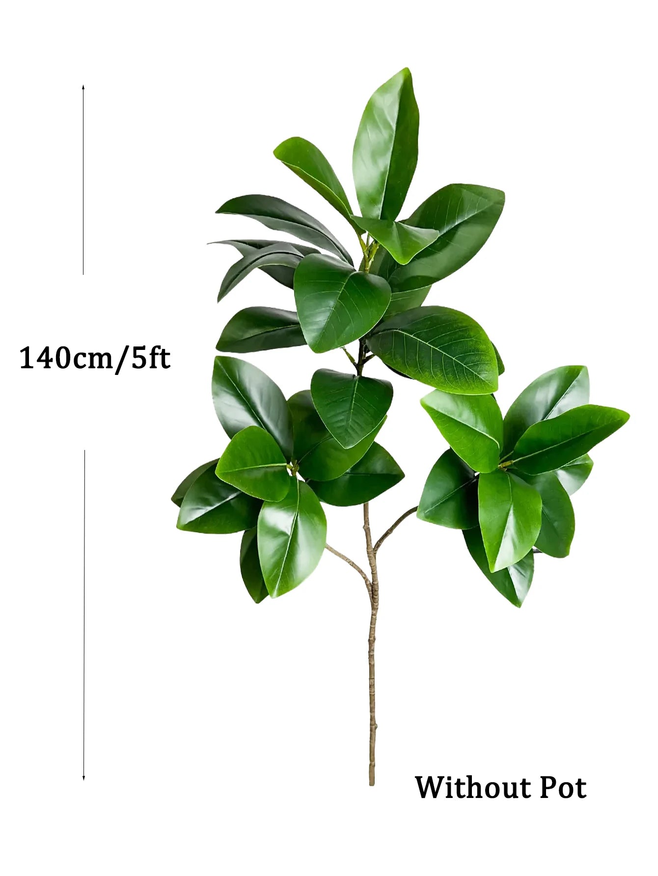 Ficus lyrata artificiel dans une entrée lumineuse